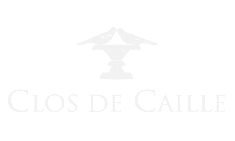 logo blanc clos de caille ibd monaco agence de communication Nice Cannes Saint-Tropez