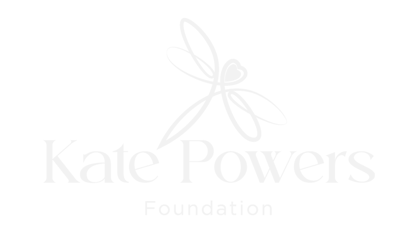 logo blanc kate powers foundation ibd monaco agence de communication Nice Cannes Saint-Tropez