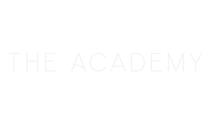 logo blanc the academy ibd monaco agence de communication Nice Cannes Saint-Tropez